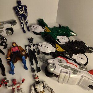 Vintage Power Rangers Toy Lot Cars And Vehicle Collection Figures Bundle VTG